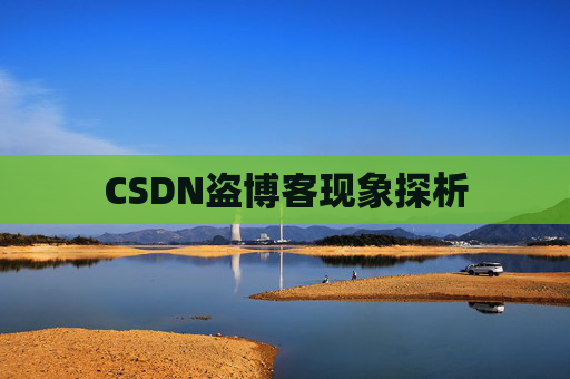CSDN盗博客现象探析